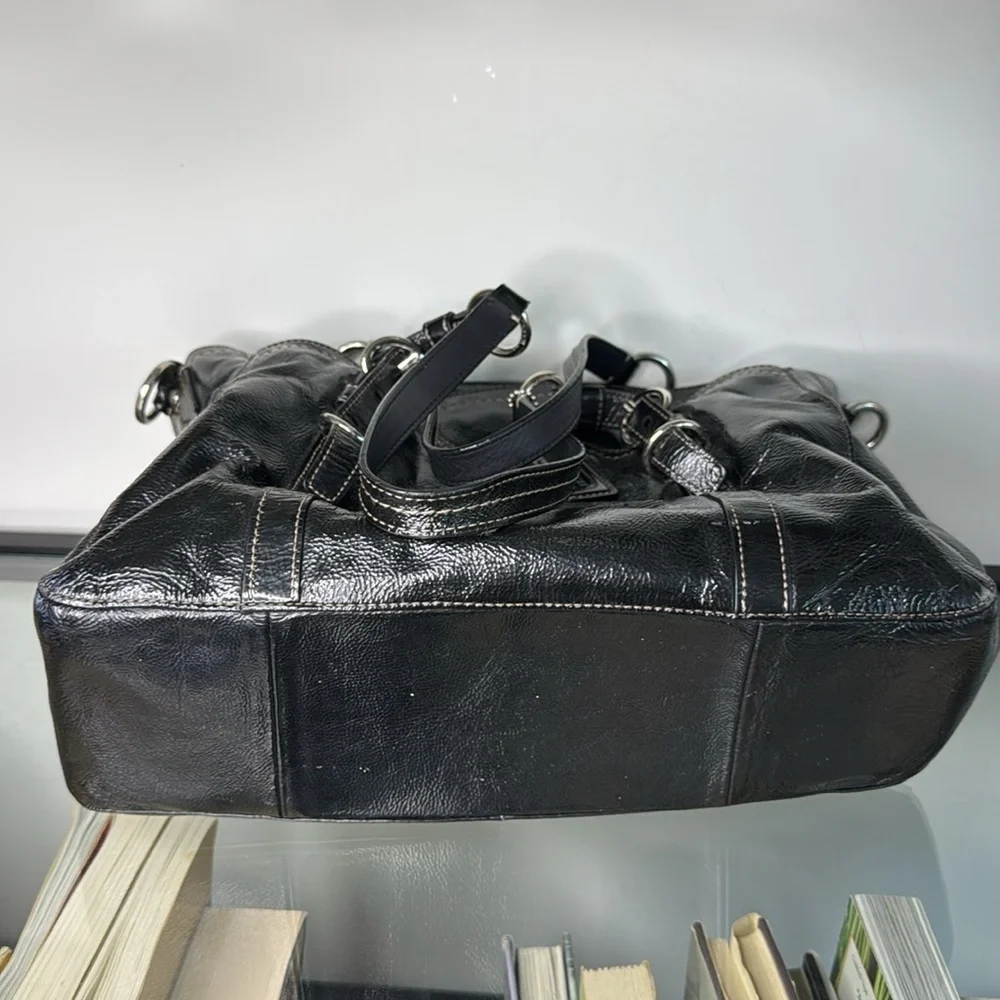 Coach Chelsea Patent Leather Satchel Tote
